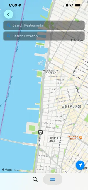 Tasteful map view